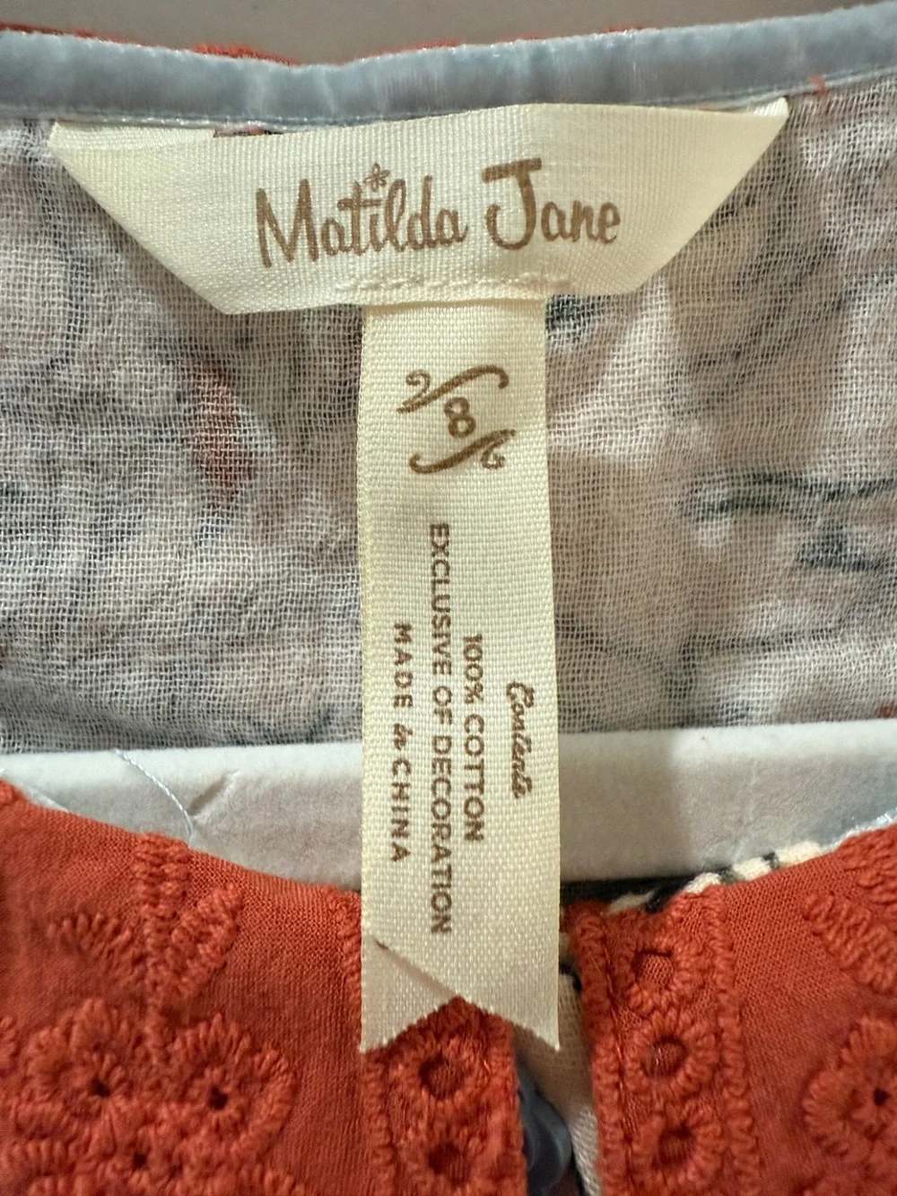 Matilda Jane Floral Meadow Brook Blouse (Size 8)